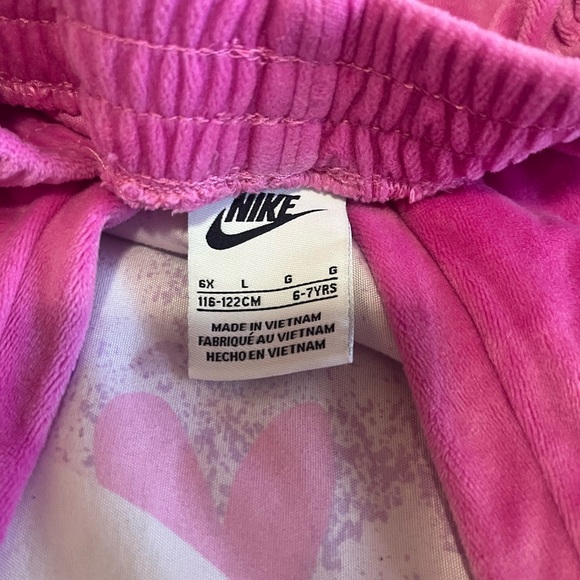 Nike Pink Track Suit kids size 6-7 - Picture 3 of 4